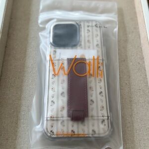 Walli Floral Phone Case with Brown Strap